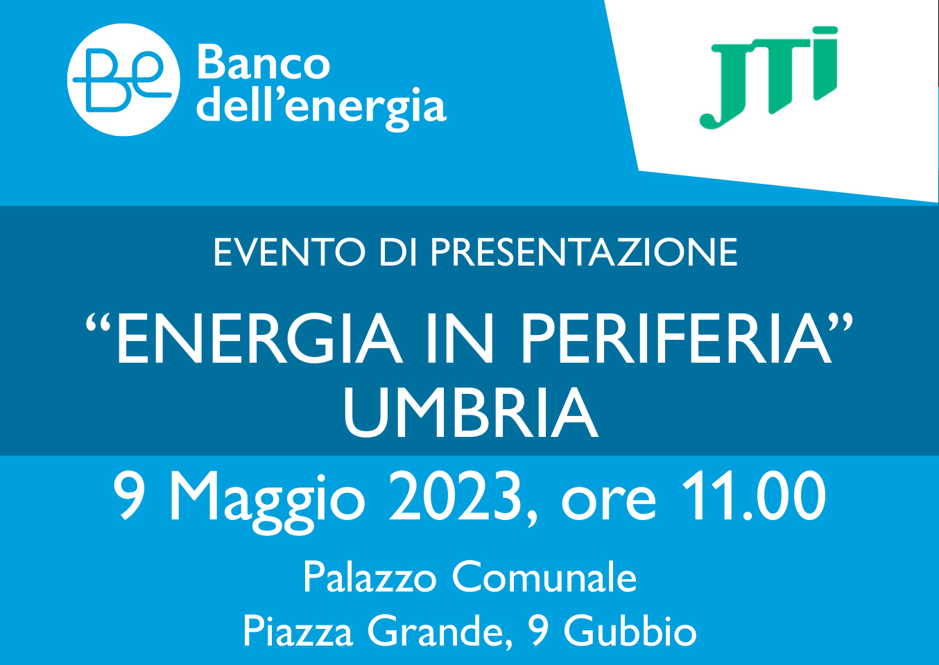 You are currently viewing Presentazione evento “Energia in periferia” UMBRIA